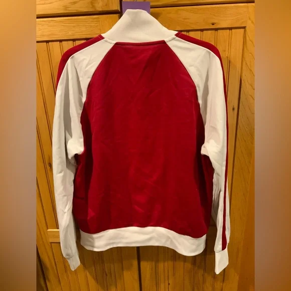 Express White and Red Zip-Up Jacket - Picture 3 of 3